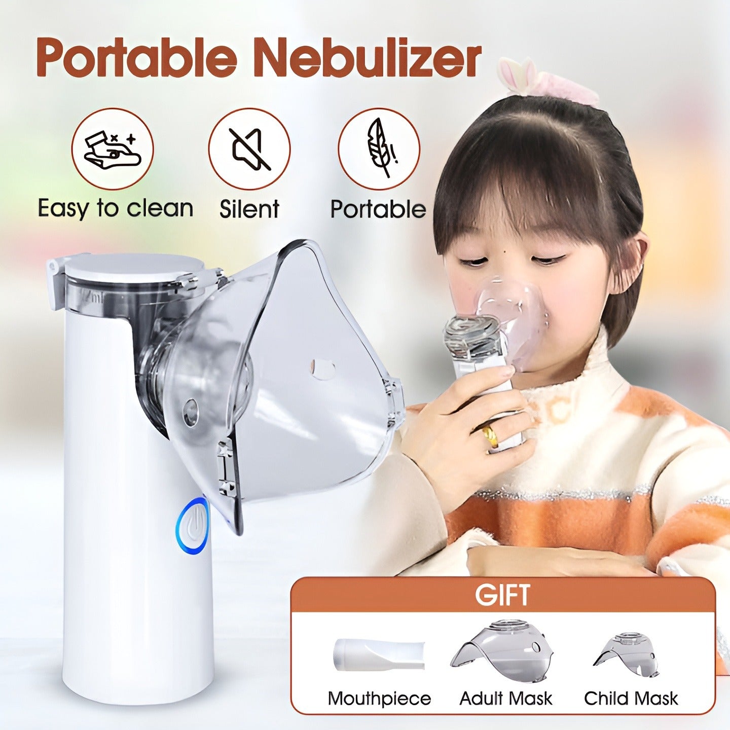 Rechargeable Portable Nebulizer for Kids & Adults